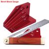 Angle Auxiliary Measuring Bevel Block Gauge Precision Woodworking Protractor  Woodworking Tools