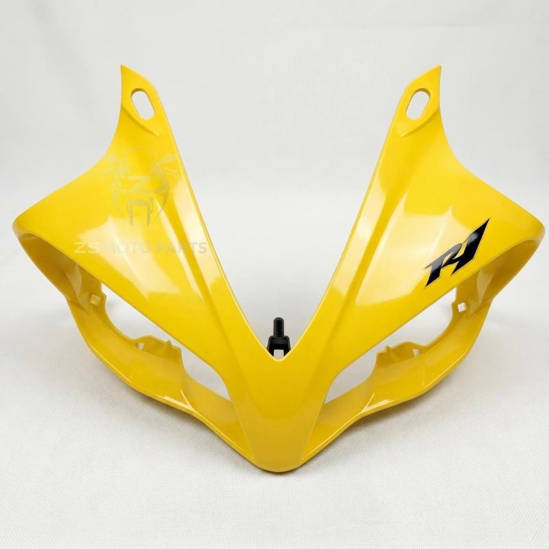 Fit For YAMAHA YZF-R1 R1000 2007 2008 Upper Front Nose Fairing Headlight Cover Cowl Motorcycle Accessories