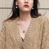 Gold Heart Letter Coin Necklace - Retro European American Style for Women
