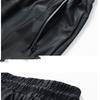 Summer Men's New Patchwork High Waited Elasticized Printed Pocket Zipper Fashion Slim Versatile Casual Pants