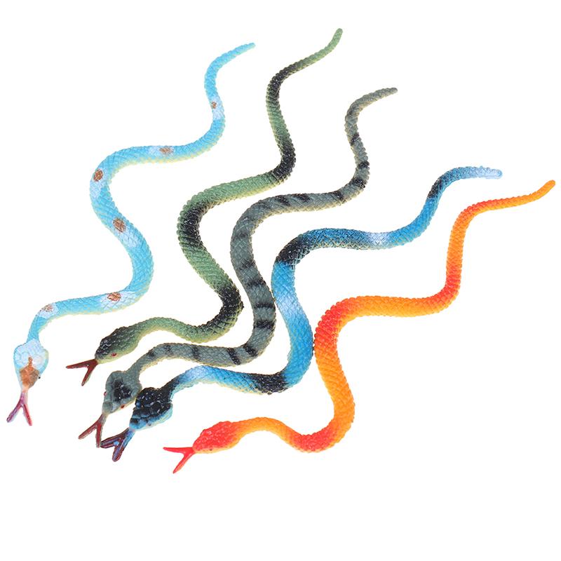 12 Pièces Haute Simulation Jouet Modèle Serpent en Plastique Serpent Effrayant Amusant Jouets Farceurs pour Enfants