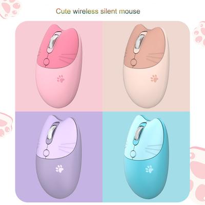 Mofii Kabellose Bluetooth-Maus, tragbar, leise, kabellose Computermäuse mit USB-Empfänger, Büromaus für