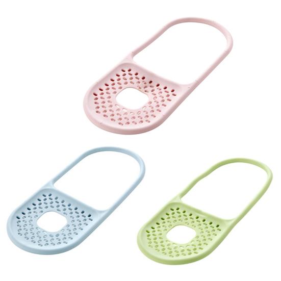 Soap Bar Holder Sink Hanging Sponge Holder, Foldable Rust Proof Storage Rack, Drain Shelf Space Saving Organizer for Sponges Scrub Brushes And Brush