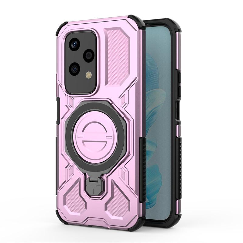 

Luxury Magnetic Armor Case For Honor 200 Lite Cases Honor 200 Lite Cover Magsafe Wireless Charging Phone Cover Honor 200 Lite Honor 200 Lite