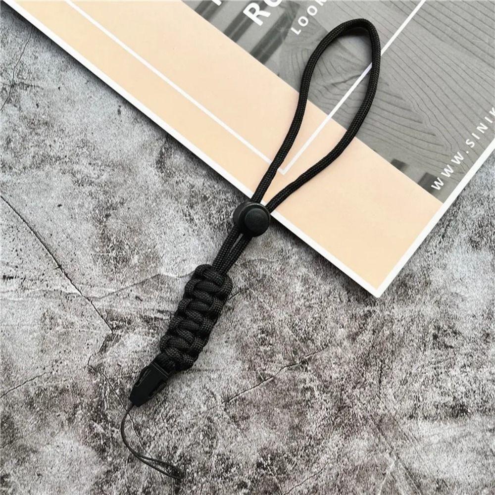 

Braid Wrist Strap Keychain Dacron Anti-lost Colorful Lanyards Creative Braided Hand Strap Keychain 2