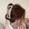 Hollow Ponytail Clip Leopard Print Large Shark Clip Cute Simple Hair Claw  Girls