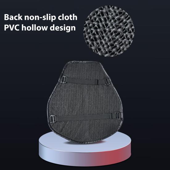 Motorsykkel Gel Setepute 3D Honeycomb Pustende Støtdemping Beskyttelse av sensitive områder Lindring av halebeinsømhet Motorsykkel Setetrekk