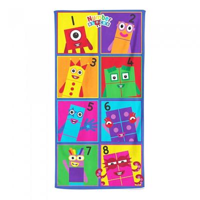 Numberblocks Lerne die Numberblocks-Charaktere kennen Strandtuch