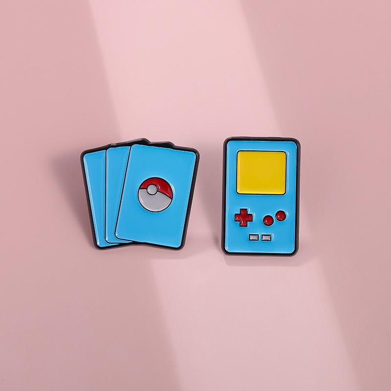 Unique Anime Game Machine Cartoon Character Alloy Brooch With Decorative Enamel Finish For Personal Accessories