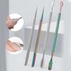 Cuticle Pusher with 2 End Cuticle Cleaner Nail Cuticle Remover Nail Cuticle Trimmer Stainless Steel Manicures Tool