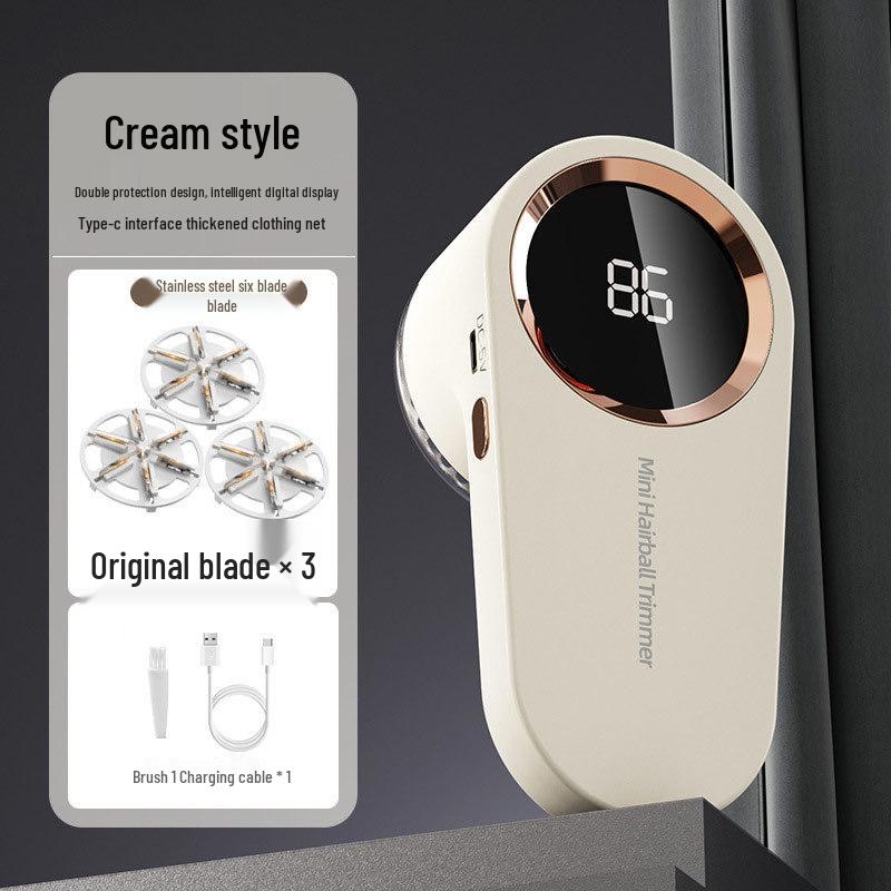 Levapelucchi Digitale per Vestiti con Display - Rasoio Domestico per Pelucchi e Peli.