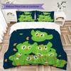 Doolingo-inspired Pattern Bedding,Quilt Set Quilt Cover Pillowcase Home Birthday Gift (1*duvet cover+2*pillowcase,without core)XSJT0917295
