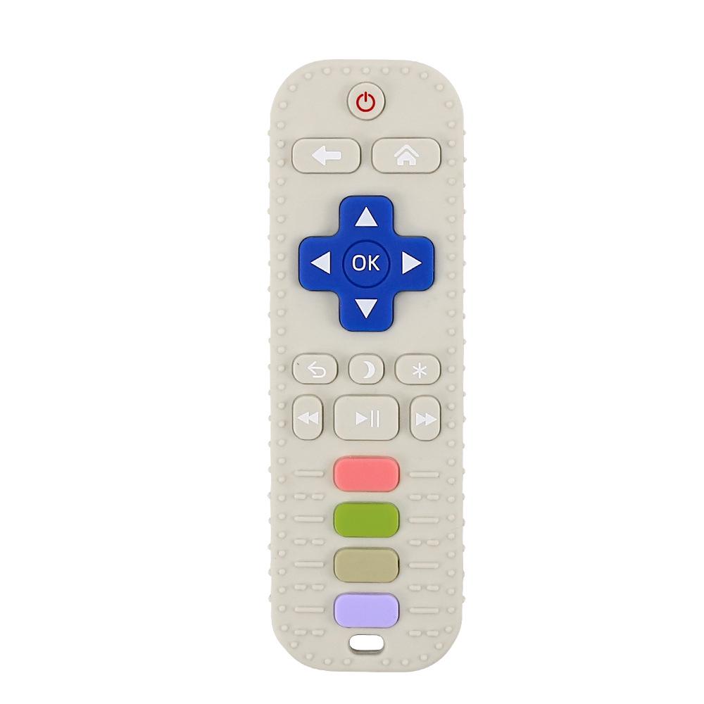 Silicone Teether Remote Control Toy for Babies 6+ Months