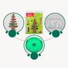 Mini Magic Christmas Tree Decor Educational Artificial Paper Xmas Tree Decors Novelty DIY Fun Xmas Gift for Adults Kids