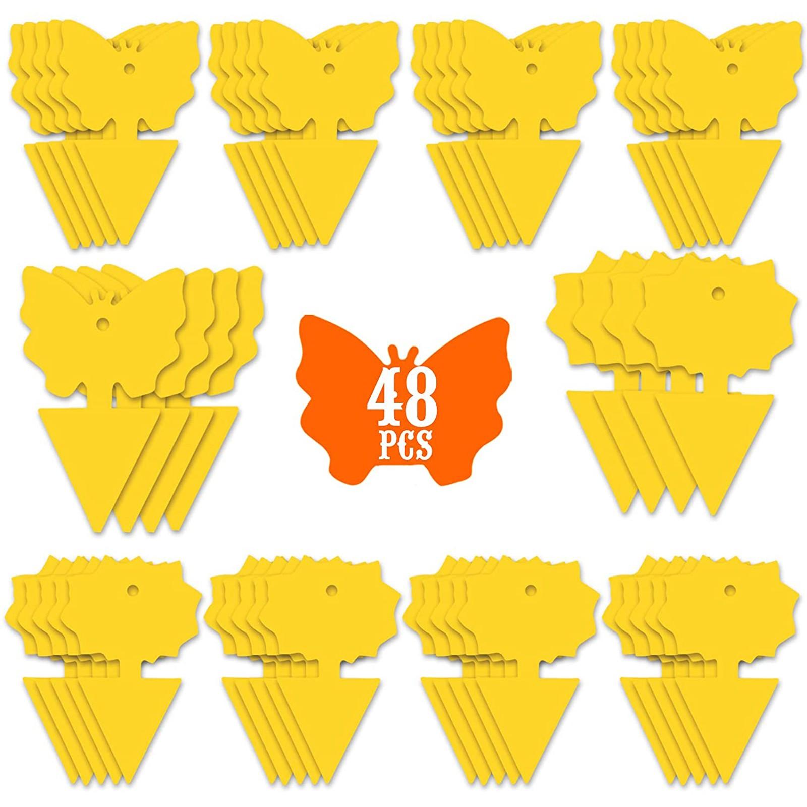 Fruit Fly Sticky Traps, Fungus Traps Plant Kitchen Indoor And Outdoor Traps