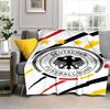 German Football Emblem Printed Throws Blanket Soft Flannel Blankets for Couch Bed Gifts for Men Women Picnic blanket Christmas gifts