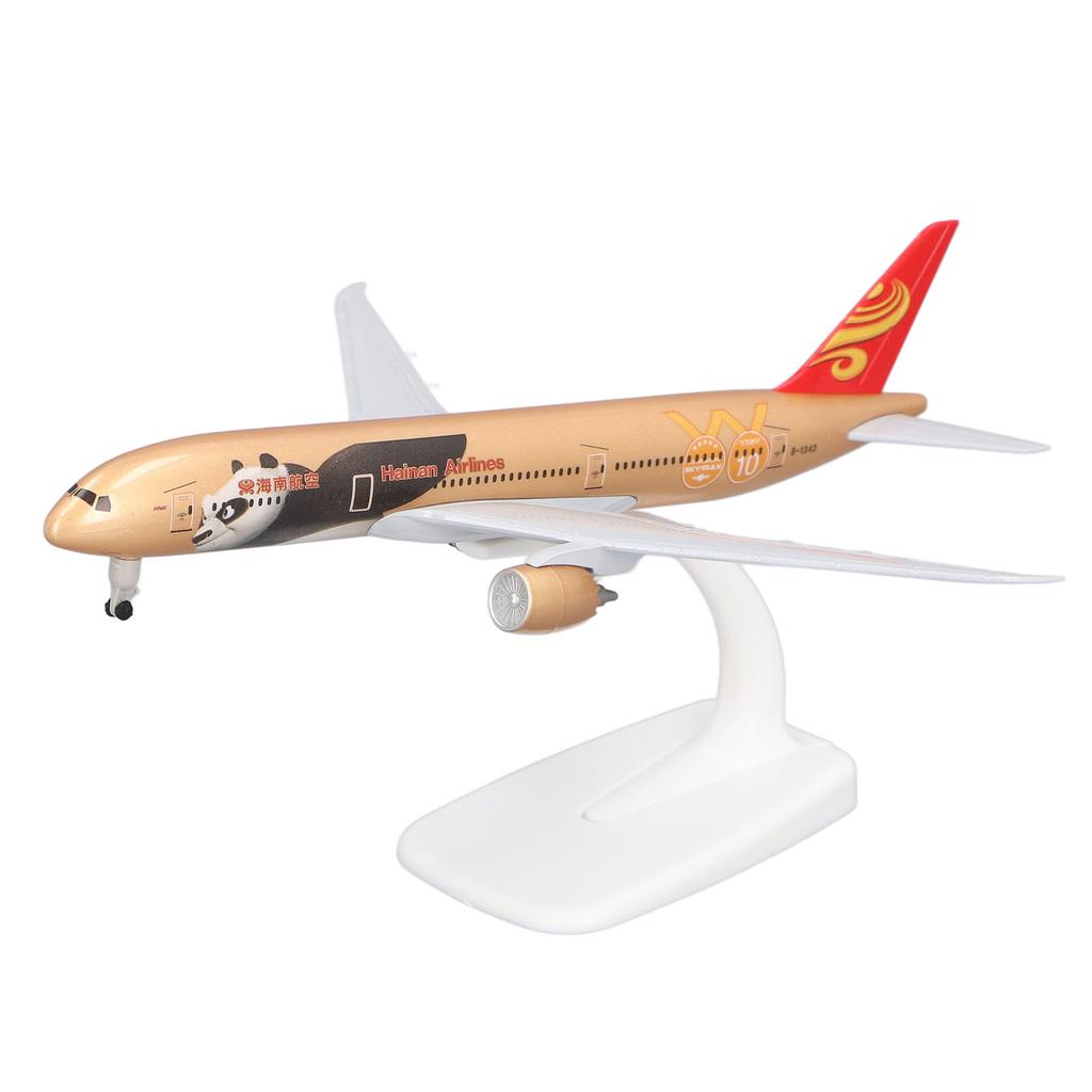 787 Alloy Airplane Model with Landing Gear Stable Base Realistic Highly Collectible Metal Diecast