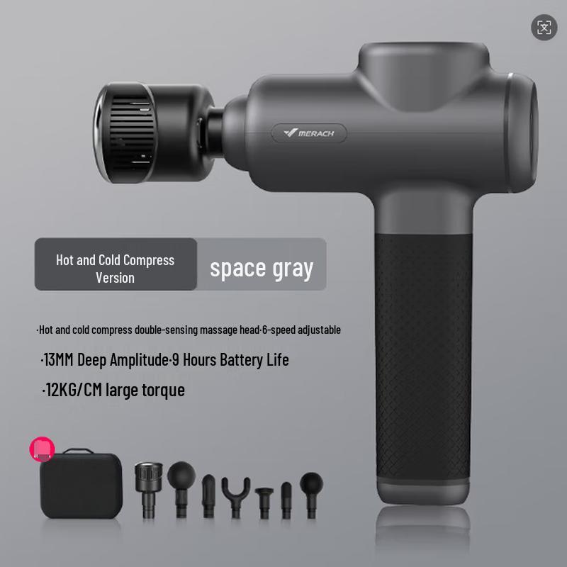 MERACH 9D1S Профессиональный массажный пистолет с функцией горячего и холодного компресса