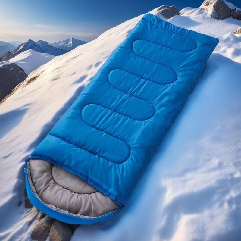 1.8kg Portable Outdoor Winter Sleeping Bag - Thickened, Warm, and Versatile for Camping, Travel, or Nap Quilt