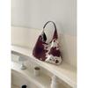 Cow Pattern Tote Bag Large Capacity Women's Trend Daily Commuter Bag New Fashion Portable Shoulder Bag Women