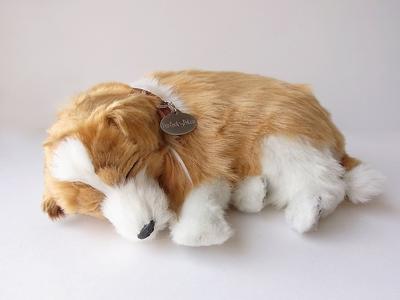 Ninian und Kino Perfektes Haustier Sheltie Plüschhund Stofftier (Klein) (Collie) Hund, Realistisch, Lebensecht, Beweglich, Beruhigend, Geschenk, Feier, Niedlich,