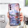 Japanese Pink Cherry Mount Fuji Soft Phone Case for Samsung A17 A37 A57 A16 A26 A36 A56 A15 A25 A35 A55 A14 A24 A34 A54 A13 A23