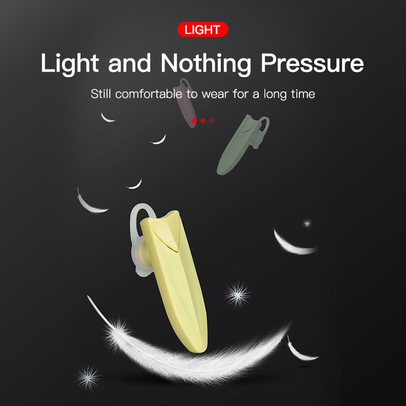 DUODUO 24 Saat İş Bluetooth Kulaklık Araba Bluetooth Kulaklık Eller Serbest mikrofon ile kulak kancası Kablosuz Kulaklık iPhone xiaomi samsung için