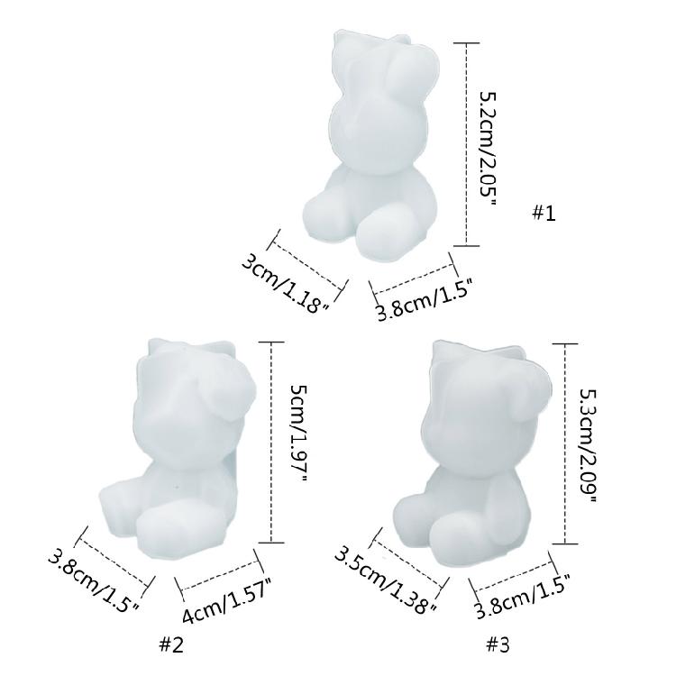 Silicone Keychain Mold Pendant Epoxy Casting Mould for DIY Crafts Jewelry Making