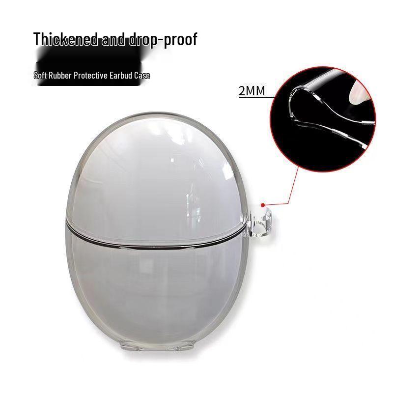 

Huawei FreeBuds 6 Protective Case - Transparent TPU Anti-fall Soft Shell for Yuezhang Bluetooth Earbuds Huawei FreeBuds 6
