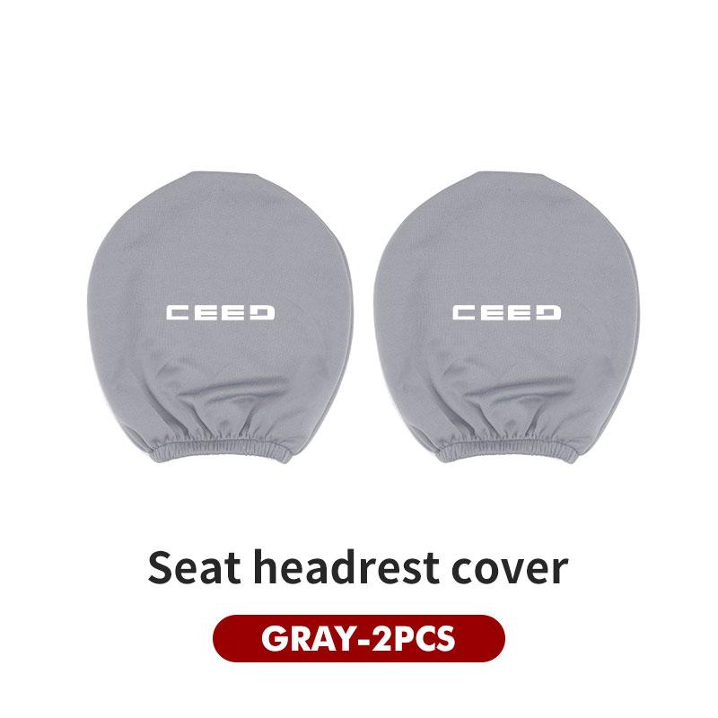 For KIA Car Seat Headrest Cover Anti-wear Protective Case Ceed ED 2006 2007 2008 2009 2010 2011 2012 aic265