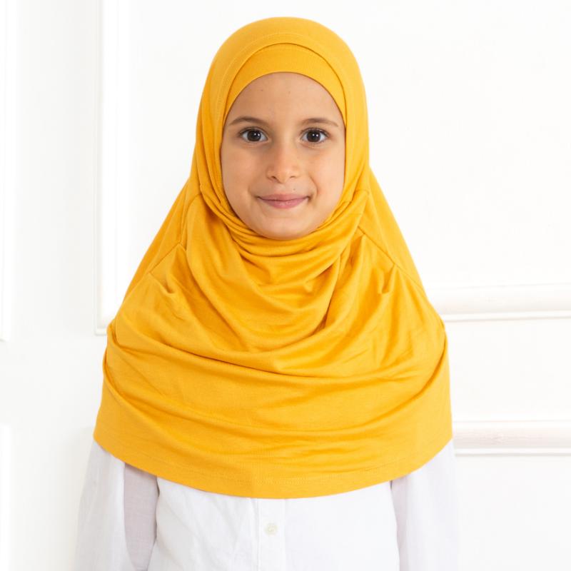 Easy To Wear Hijab For Girls, Muslim Scarf for Kids, Instant Hijabs For Women, Viscose Children Scarves For Ramadan Eid