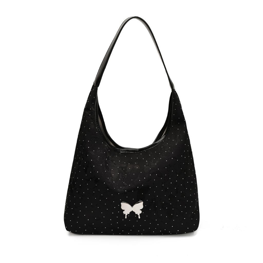 Bag women's large-capacity new summer versatile shoulder underarm bag casual butterfly commuter tote bag