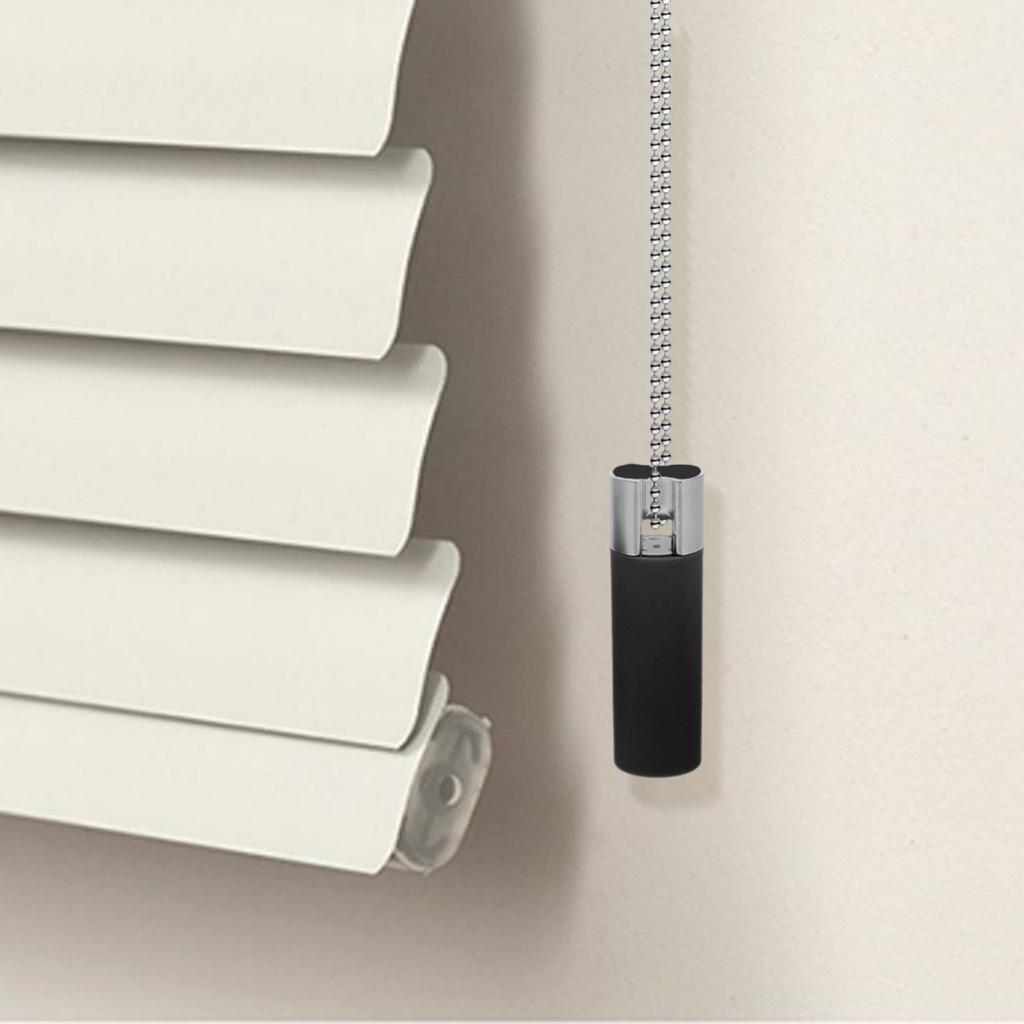 3 st dragsnöre viktad berlock frostat handtag svarta tillbehör rullgardiner gardiner dekorativa delar blinddrag