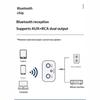 Bluetooth Receiver Wireless Audio For Old Stereo/Speaker/Wired Speakers/Home Audio Music Streaming Stereo System