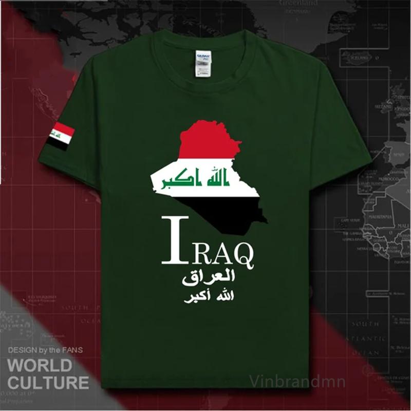 Republic Of Iraq Iraqi Irq Baghdad Unisexs T Shirt New Top Tshirt Short Sleeve Clothes Sweatshirt National Team Summer Fashion Tee