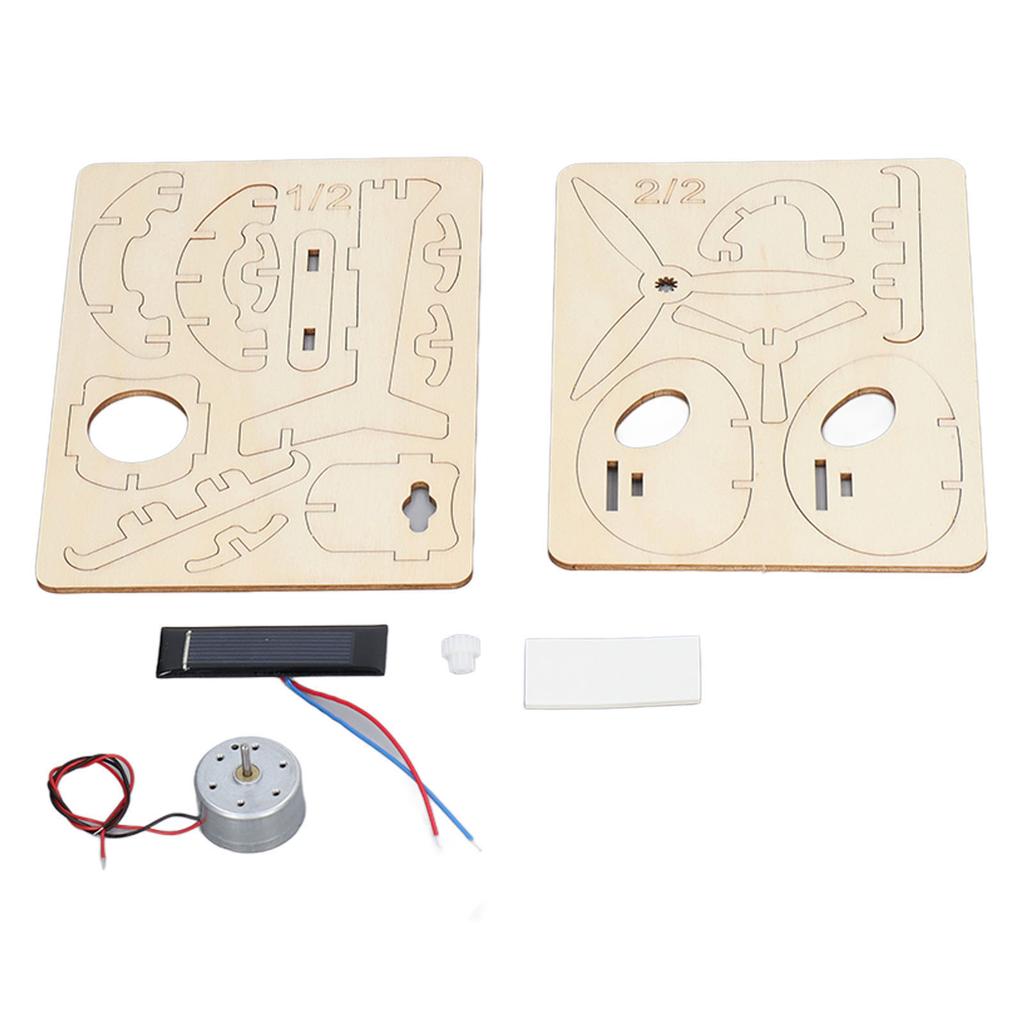 Wooden STEM Model Airplane 3D Puzzles DIY Wood Craft Assembly Project Kit Kids Gift Toys