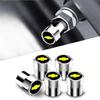 4Pc/set Car Valve Caps Wheel Tires Air Tyre Stem Protective Cover For Silverado Impala Malibu Cruze Blazer Accessories