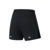 Li Ning Running Series Logo Reflective Print Drawstring Loose Sports Shorts Men Shorts Black AAPT031-6