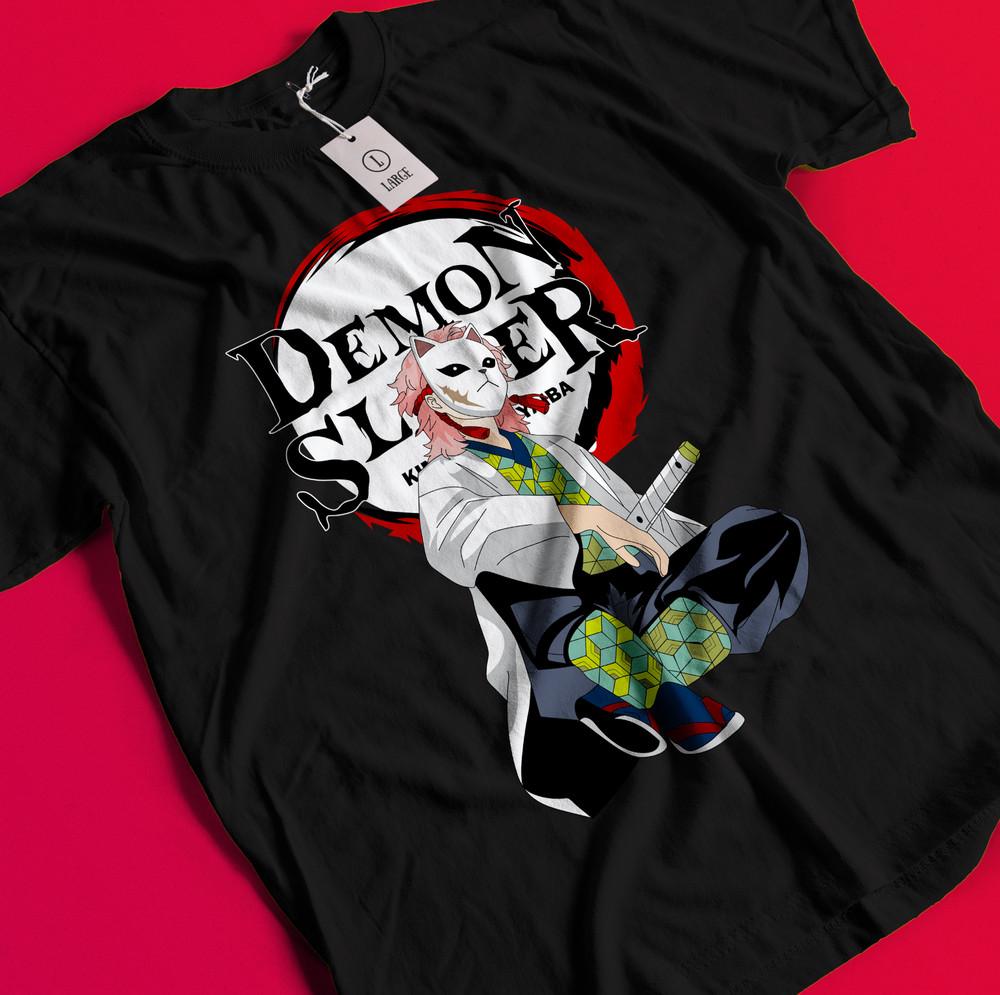 

Demon Slayer Shirt Tanjiro Tshirt Nezuko T-Shirt Muzan Doma Tee Inosuke Zenitsu AA114 4XL