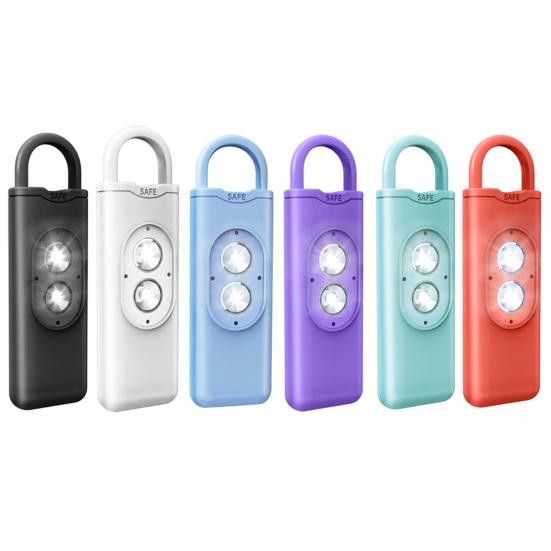 Stroboskop Taschenlampen Schlüsselanhänger 300 Lumen Persönliches Sicherheitslicht mit Schlüsselring Kompakt Tragbar Dual-LED Taschenlampe für Outdoor-Notfälle