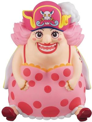 Rukappu ONE PIECE Big Mom Approximately 110mm PVC Painted Movable Figure