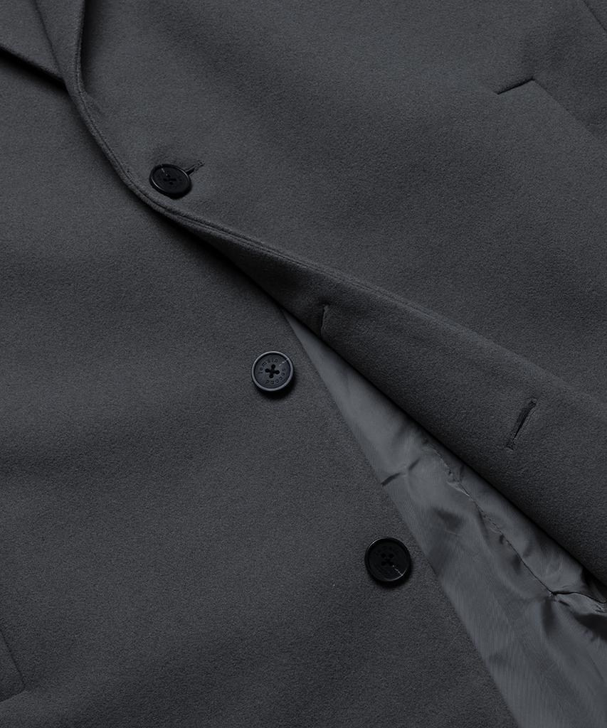 Lemain Second Wool Blend Oversized Single Coat [Charcoal]