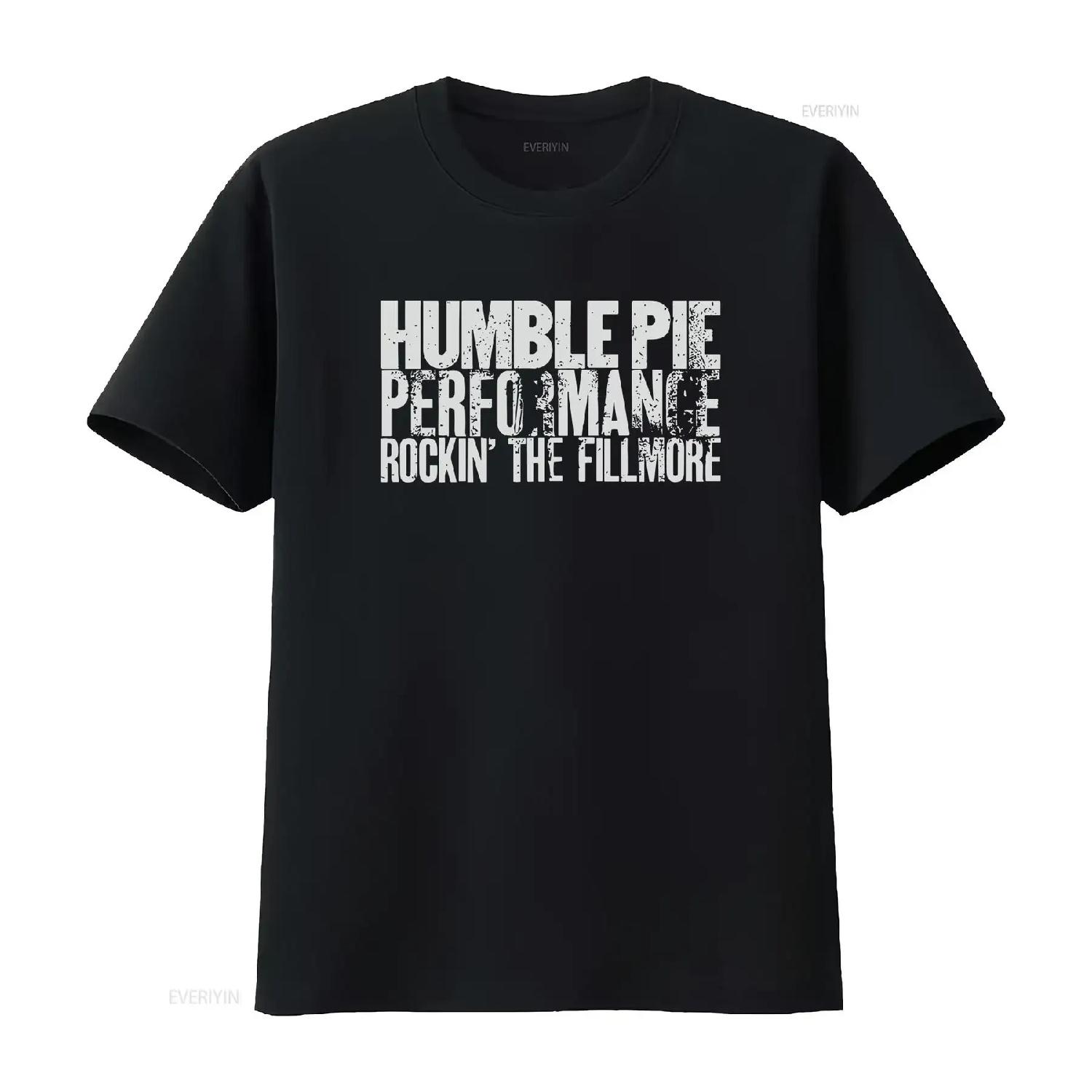 Футболка Humble Pie Rockin The Fillmore винтажная стирка Топ для повседневной носки дизайнерская одежда Стильная уличная одежда Унисекс XXXXXL разноцветный