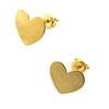 Les Trésors De Lily [N2226] - Gold Plated 'Card Games' Earrings (heart)