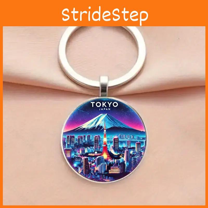 Mountain Tokyo Fuji Jewelry Keyring Pendant For Occasion Celebration Gifts