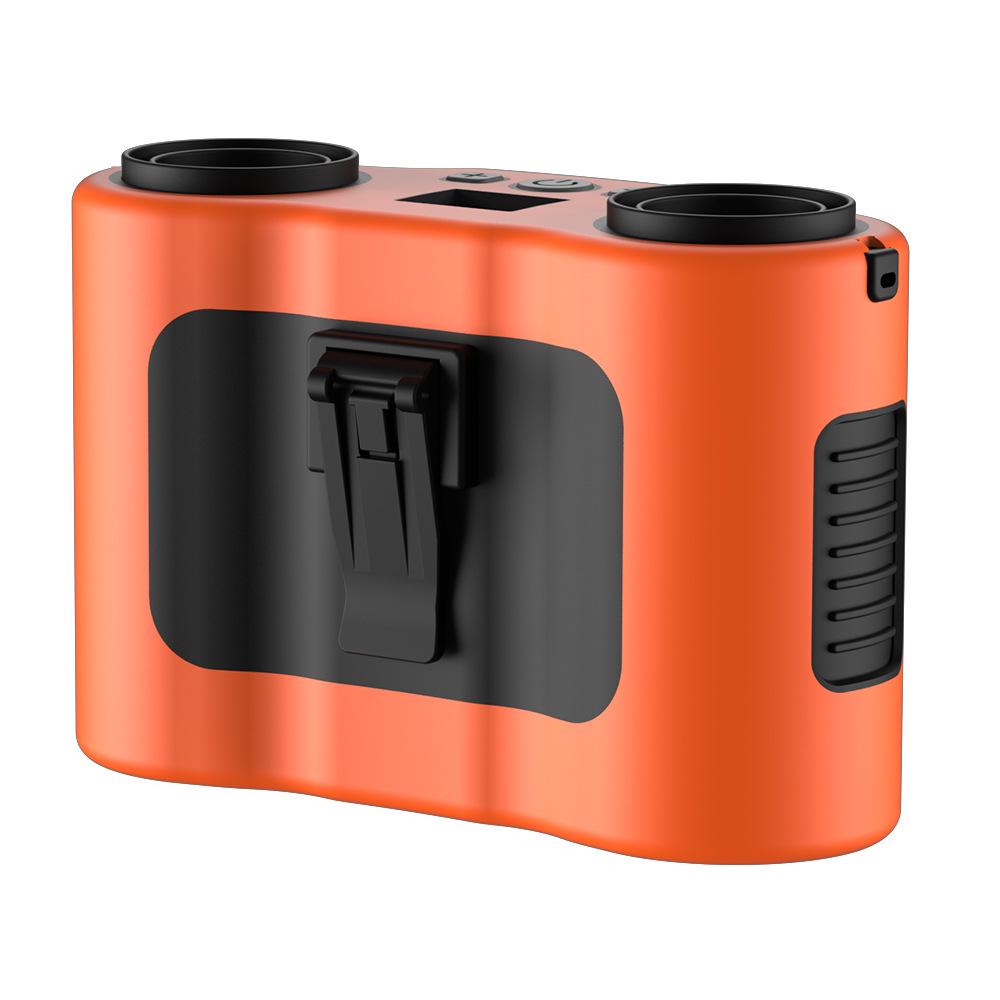 

Портативный поясной вентилятор большой емкости для охлаждения на открытом воздухе 131x58x88mm красный/оранжевый