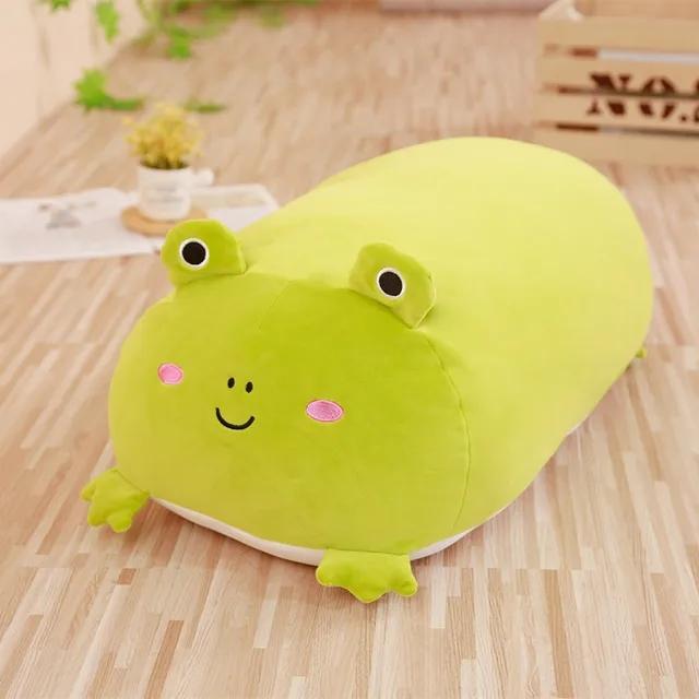 Kawaii Cartoon Dog Cat Totoro Penguin Pig Frog Animals Throw Pillows Stuffed Plush Toy Soft Doll Cute Home Decorations Gifts