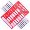 2Pcs Business Hours Sign Sticker Self-Adhesive PVC Opening Closed Store Restaurant Bar Cafe Bakery Shop Window Decal Waterproof