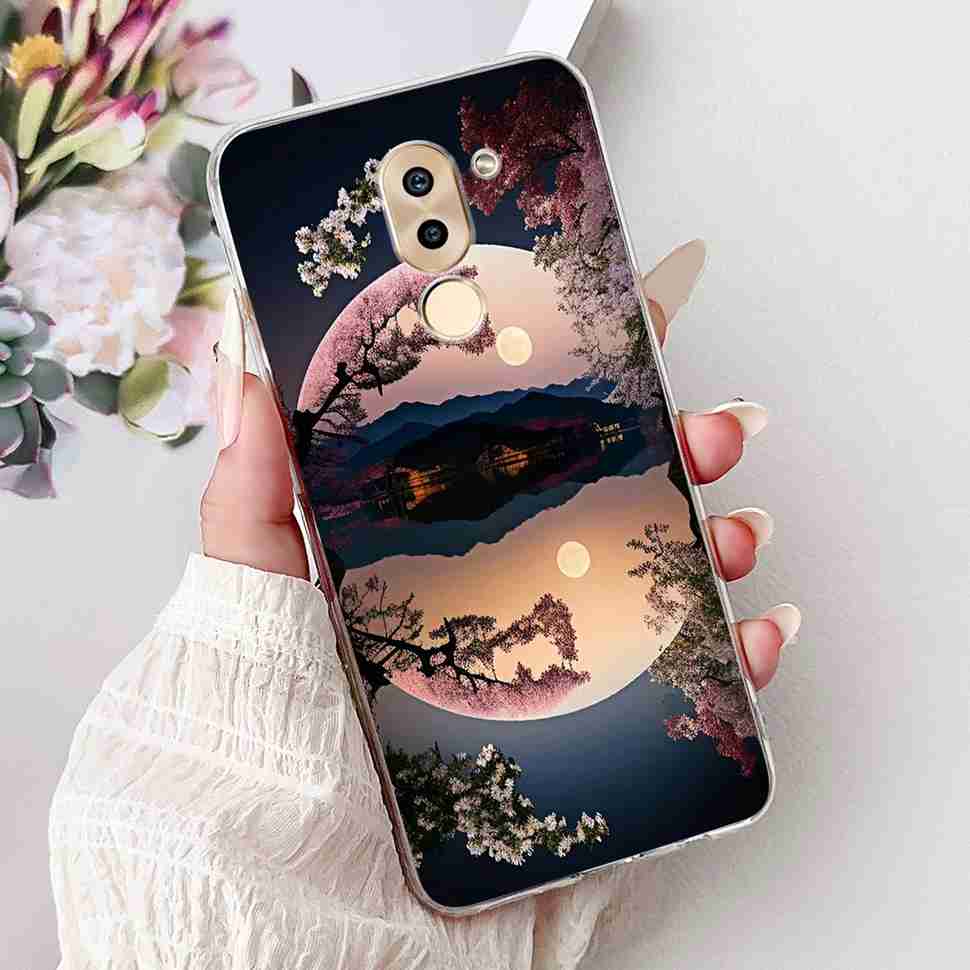 For Huawei Honor 6X BLN-AL10 Case Cute Cartoon Painting Soft Silicone TPU Cover For Honor 6X 6x BLN-L21 5.5" Popular Cats Shell
