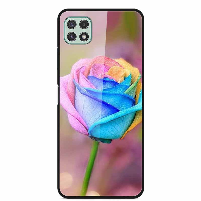 For Samsung Galaxy Wide5 Case Tempered Glass Hard PC Phone Back Cover for Galaxy Wide 5 Bumpers Cases Shell Coque 6.6'' SM-E426S